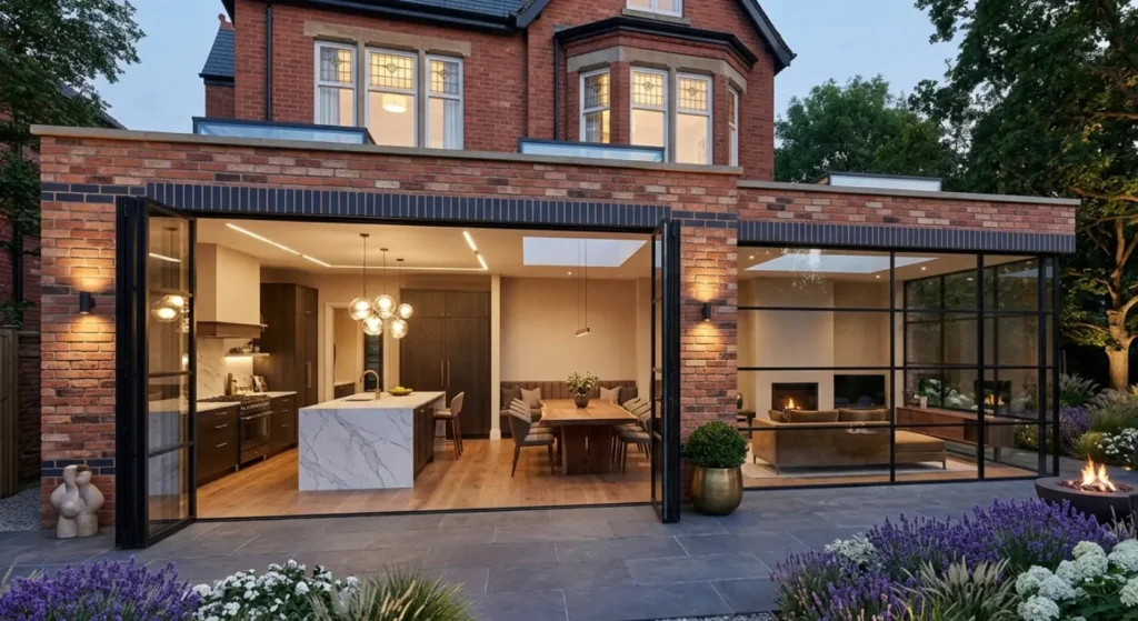 Contemporary single-storey rear extension